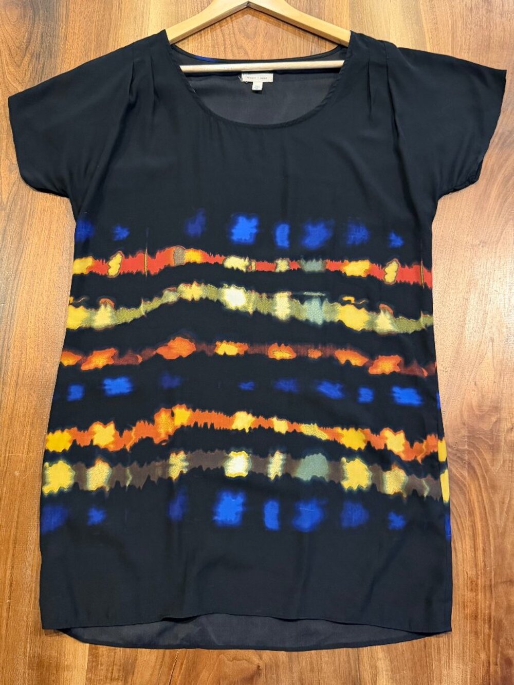 Silence and Noise silky summer T shirt dress, sz M